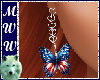 July 4 Bfly Earrings