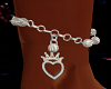 FG~ Silver Crown Anklet