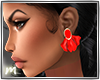 Red Isolde Earrings