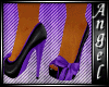 L$A Violet Bow Heels