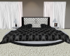 Black and whute bed