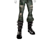 camo pant and boots