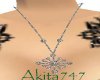 Akitas slv star necklace