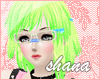 *SH* anime green hair