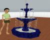 AW~Blue Anim fountain