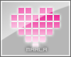 *MC* Pink Pixel Heart