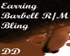 Earring Barbell R/M (DD)