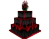 Blk&Red Goth Wed. Cake