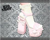 Kawaii Pink Bear Heels