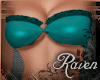 *R* Floral Bikini Teal