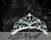 black hair with crown