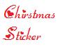 Christmas Angel Sticker