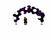 Purple & Black balloons