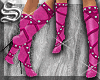 !*Pink Boots w Hearts S