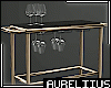 Gold Drinks Cart
