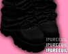 !! Dark Black Boots