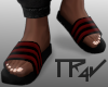 T|  Sandals Red
