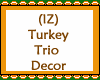 Turkey Trio Decor
