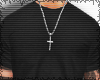 Black Tucked Tee