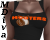 (MDiva)Black Hooters Top