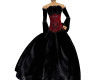 ~Y RedBlack Velvet Gown