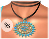 S-Choker Boho Turquoise