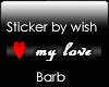 Vip Sticker my love