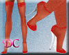 (DC)Stockings Red Shimer
