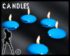 ~ floating blue candles