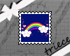 {T}rainbow stamp