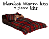 blanket warm kiss 