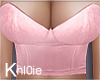 K Pink corset top