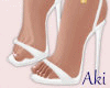 Aki Gold Chain Heels .W