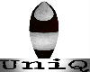 UniQ Red and Silver Vase