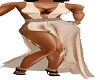 CHAMPAGNE TAIL GOWN