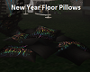 New Year Floor Pillows
