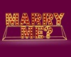 P9)SHY Marry Me sign