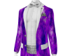 Colorful purple suit