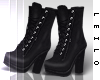! L! Black Boots