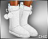 !T! White Winter Boots