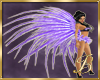 Lilac feather wings