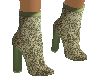 [MzE] Green Ankle Boots