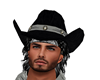 Black Gray Cowboy Hat