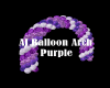 AJ Purple Balloon Arch