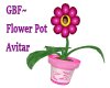 GBF~Pink Flower Pot Avi