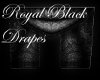Royal Black Drapes