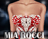 Red Perla Gown