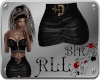[BIR]Leather Skirt