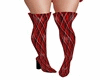 kare boots red