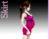 Pregnant Red/Black Striped
